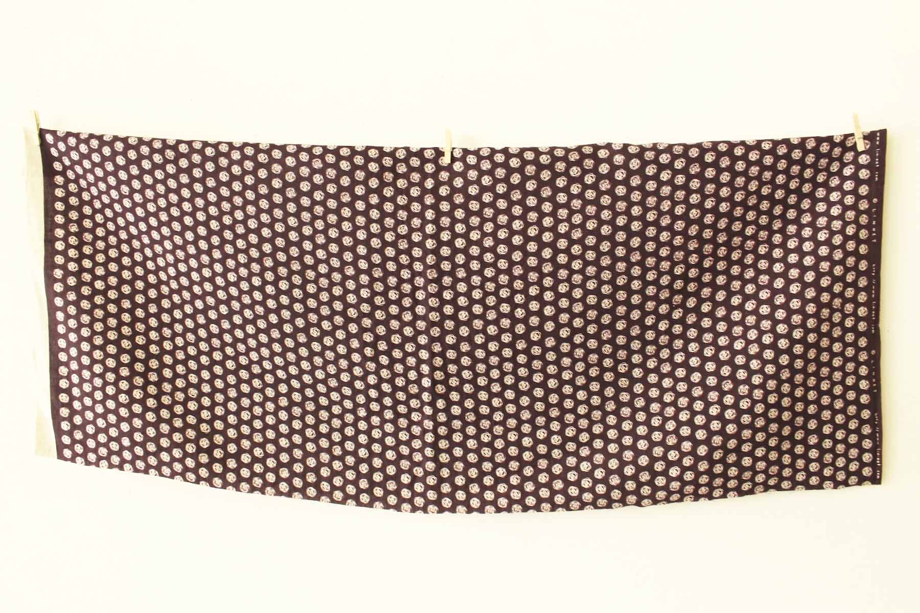 LINNETリネンプリント <br/>
ローズドット・マルベリー